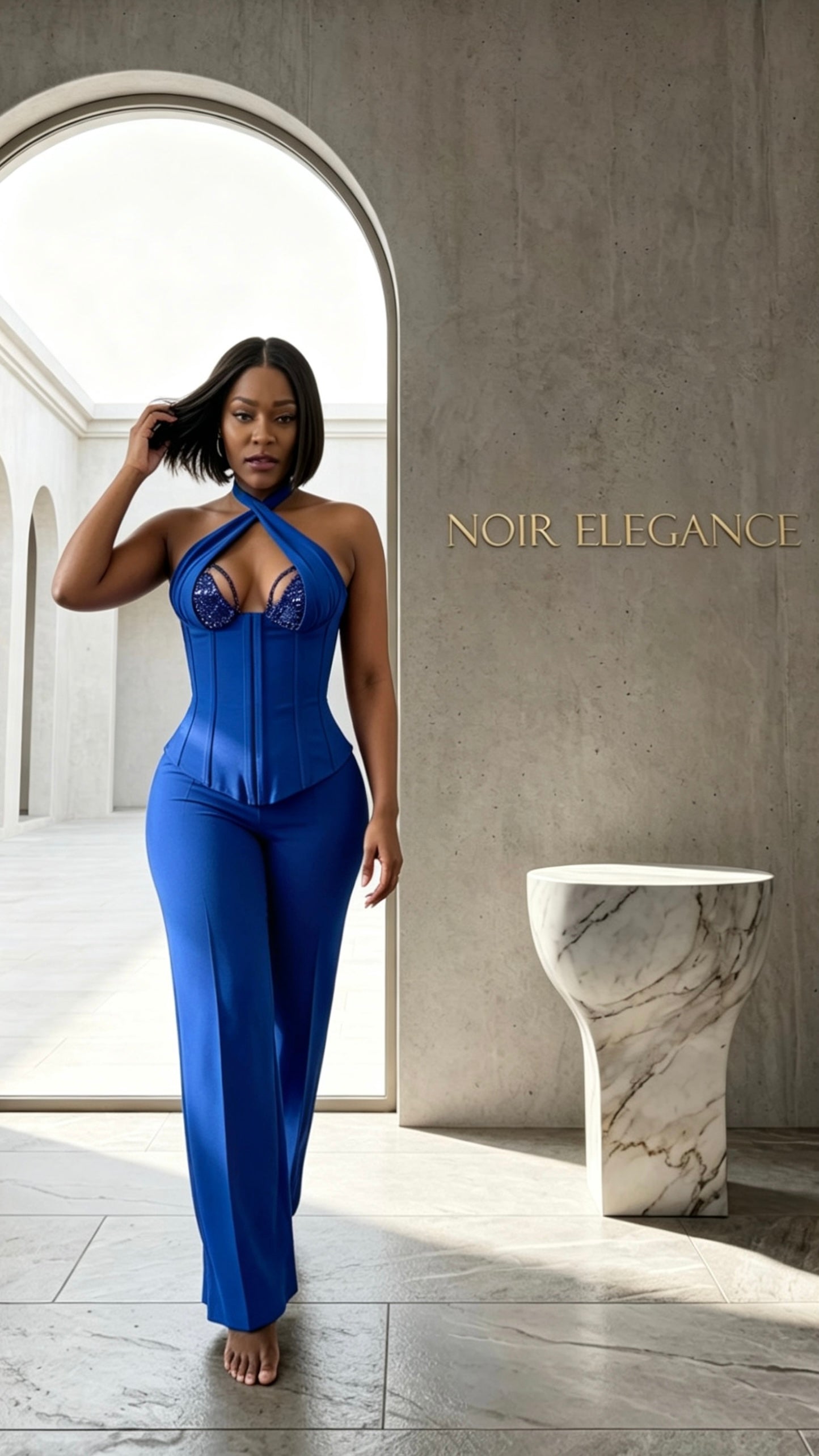 The Dymund Set in Cobalt blue