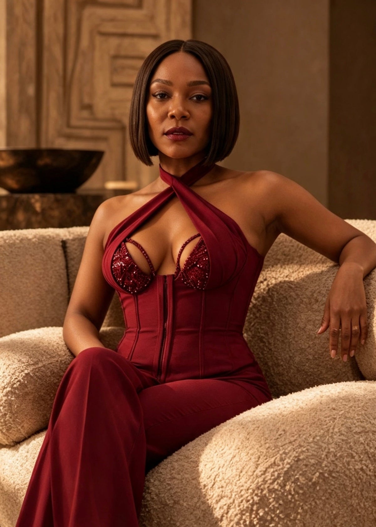 Dymund set in a Deep Red