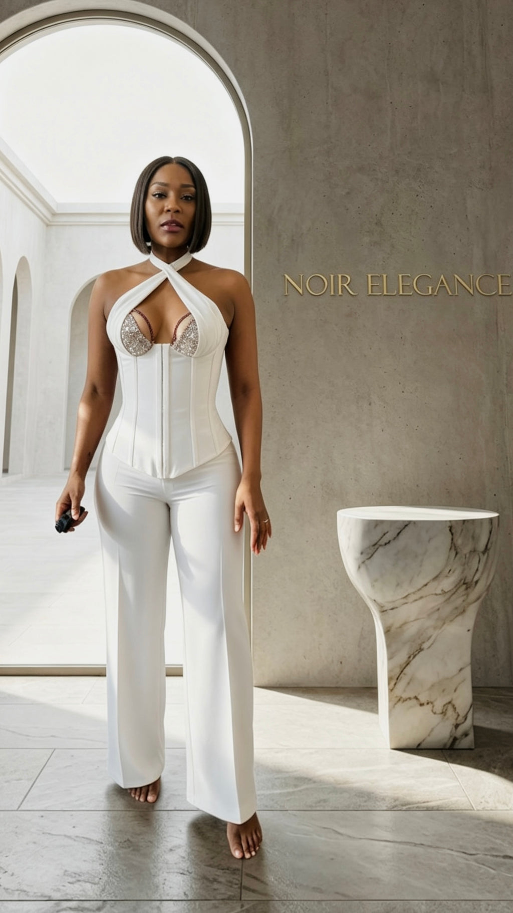 The Dymund Set in White